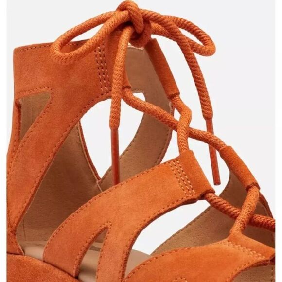 Sorel Cameron Shoes Womens Size 9.5 Lace Up Gladiator Sandals Flat Casual Summer - Picture 10 of 14